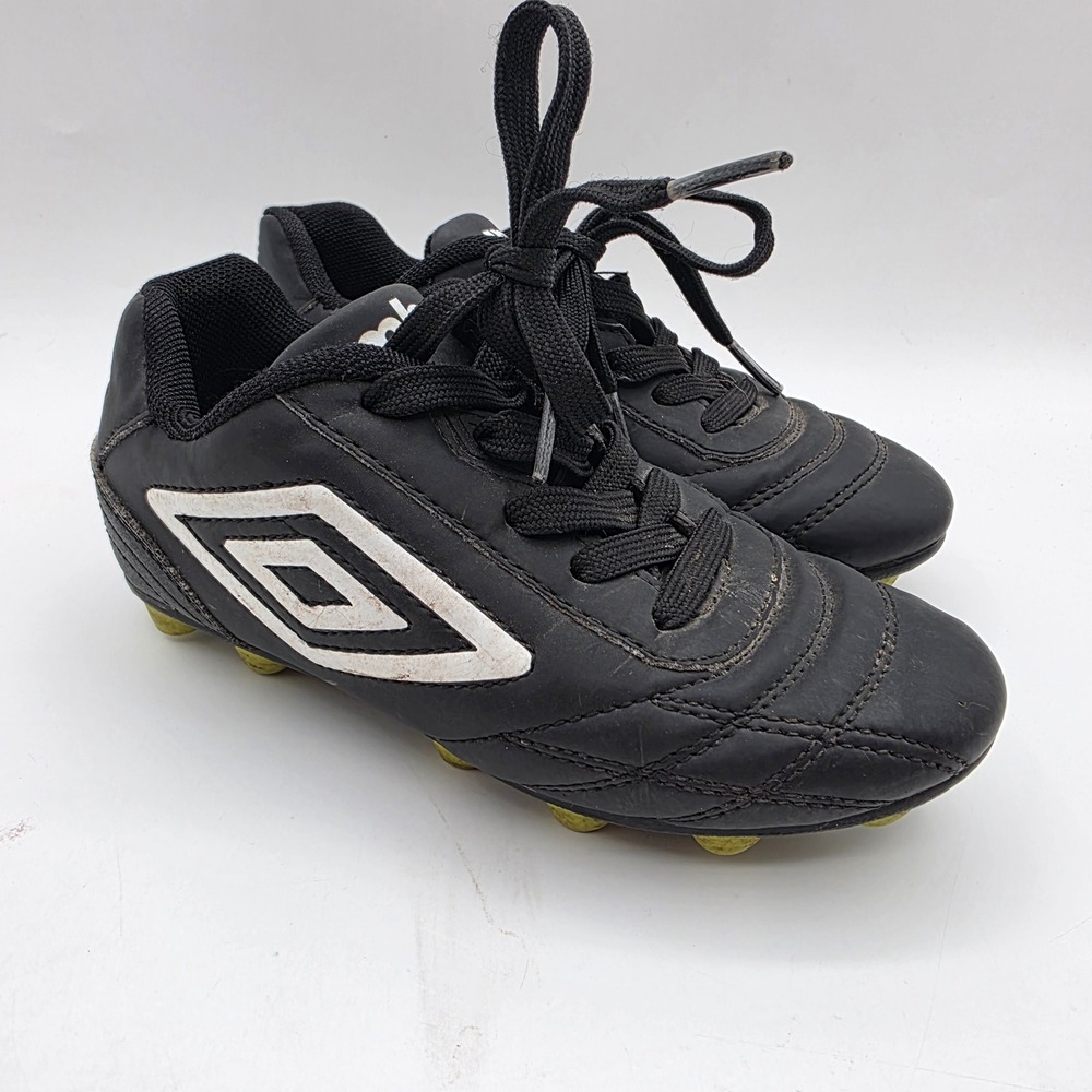 Umbro Youth Soccer Cleats Black White Lime Green UMT4005 Kids Size 12